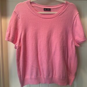 Gap CashSoft Short Sleeve Baby Tee sweater Candy Pink